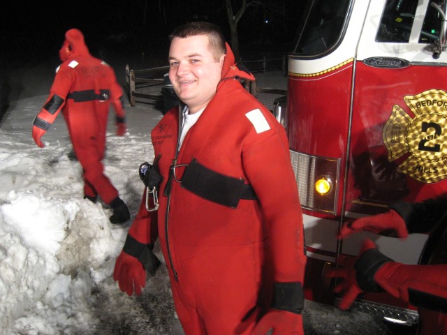 ICE RESCUE TRAINING BEDFORD HILLS MEMORIAL PARK